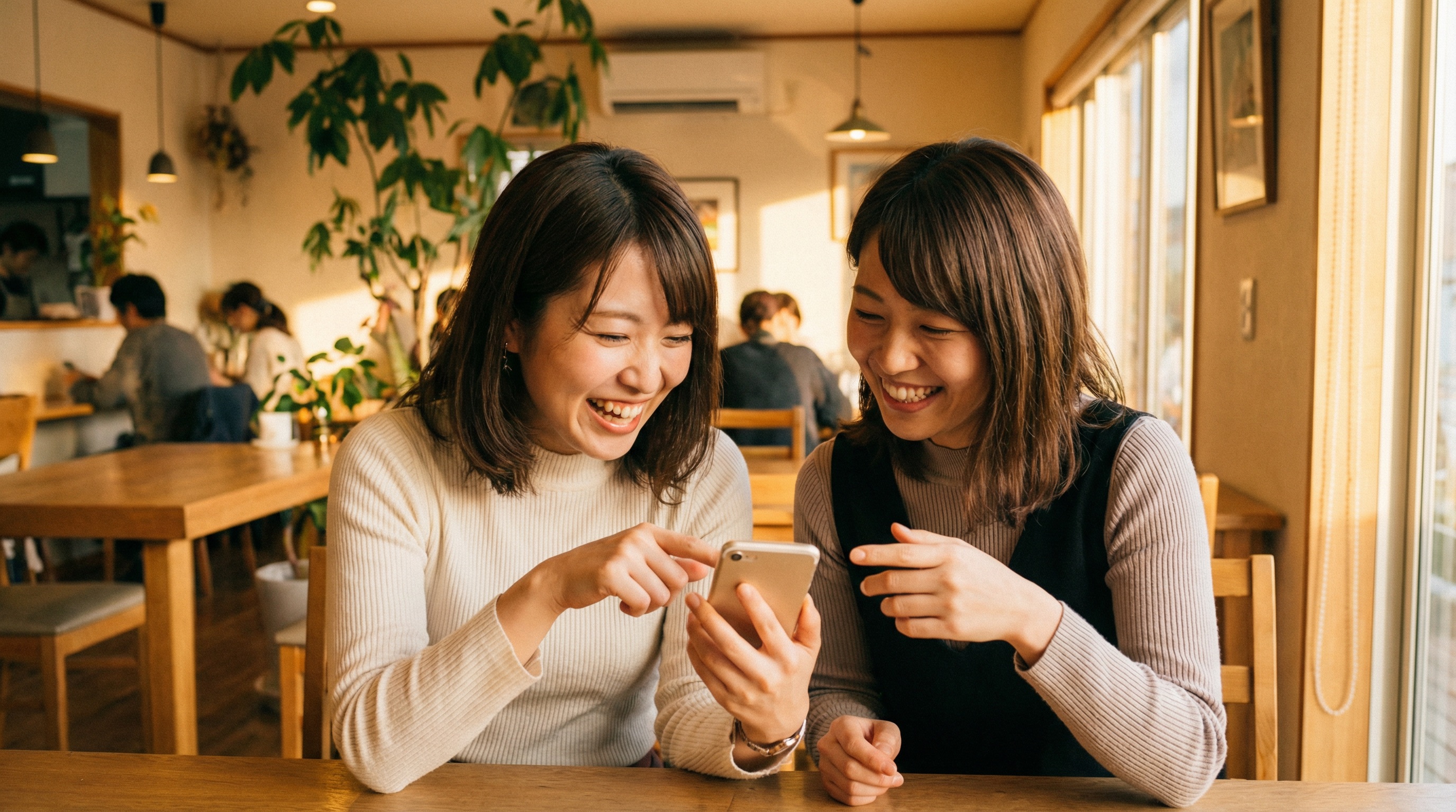 ご家族やご友人にObitoを紹介するシーンのイメージ